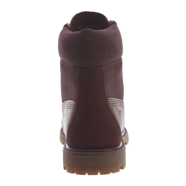 Timberland 6" Premium D Ring Boot Burgundy (Women's)
