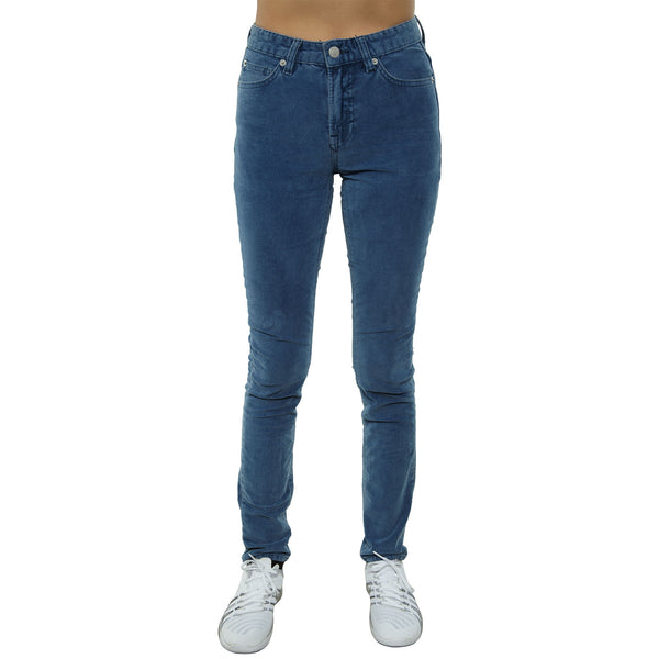 The Cords & Co 5-pocket High Waist Skinny Fit Tight Bottom Leg Womens Style : Hey Ess30309