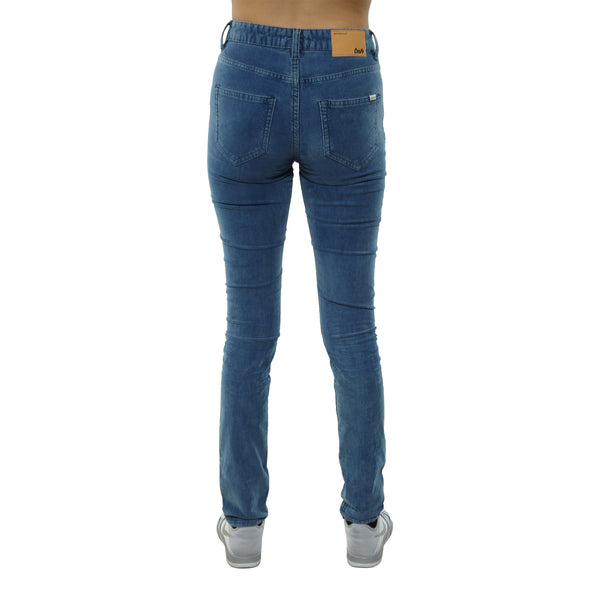 The Cords & Co 5-pocket High Waist Skinny Fit Tight Bottom Leg Womens Style : Hey Ess30309