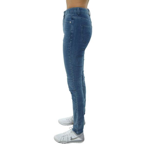 The Cords & Co 5-pocket High Waist Skinny Fit Tight Bottom Leg Womens Style : Hey Ess30309
