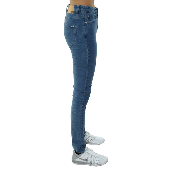 The Cords & Co 5-pocket High Waist Skinny Fit Tight Bottom Leg Womens Style : Hey Ess30309