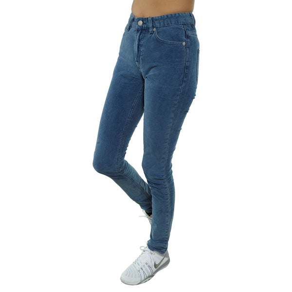 The Cords & Co 5-pocket High Waist Skinny Fit Tight Bottom Leg Womens Style : Hey Ess30309