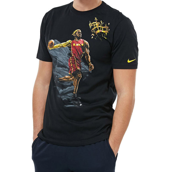 Nike Dry-fit Basketball Graphic Tee Mens Style : 589457-010