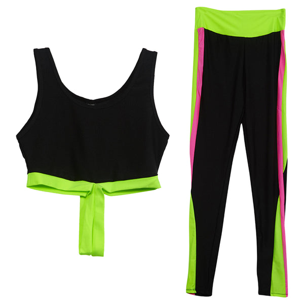 Red Fox Girls Color Block Leggings Big Kids Style : St968p