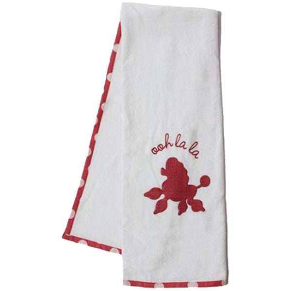 Pam Grace Creations My Pink Poodle Towel Set Not Applicable Style : My Pink Poodle-PNK/WHT