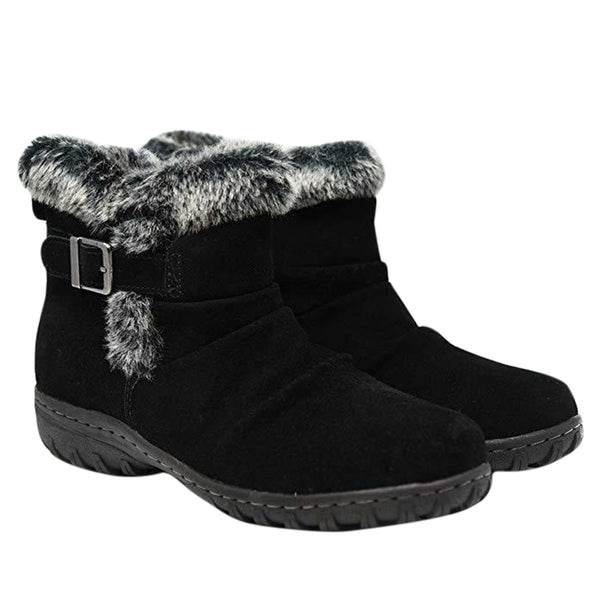 Khombu Side Zip Closure All-weather Lindsey Suede Boots Womens Style : Cst-lindsey