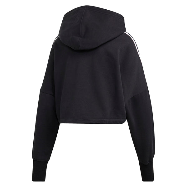 Adidas Cropped Hooded Sweatshirt Womens Style : Ed7554