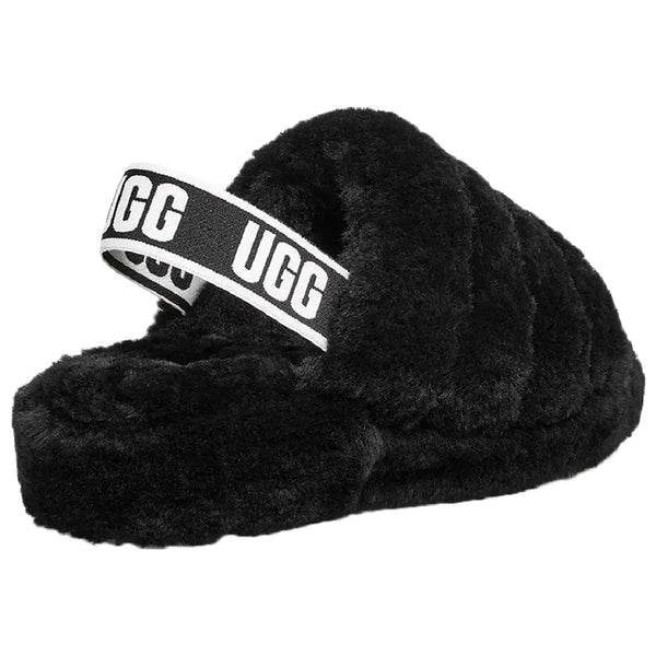 UGG Fluff Yeah Slide Black (Women's)