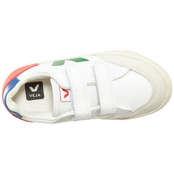 Veja Small V-12 Velcro Leather Big Kids Style : Vsv022236