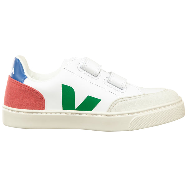 Veja Small V-12 Velcro Leather Big Kids Style : Vsv022236
