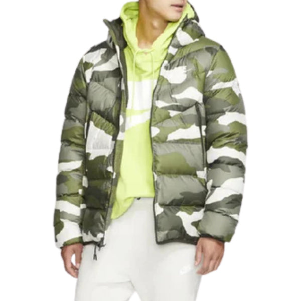 Nike Sportswear Down Fill Windrunner Printed Hooded Puffer Jacket Mens Style : Bv4763