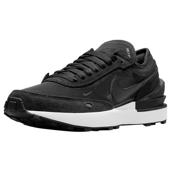 Nike Waffle One Black White Orange Black (GS)