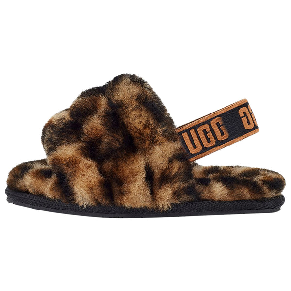 Ugg Fluff Yeah Slide Panther Print Toddlers Style : 1123641t