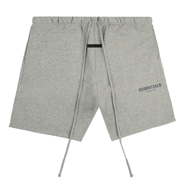 Essentials Fear Of God Men's Dark Oatmeal Shorts : Fgmsh4005