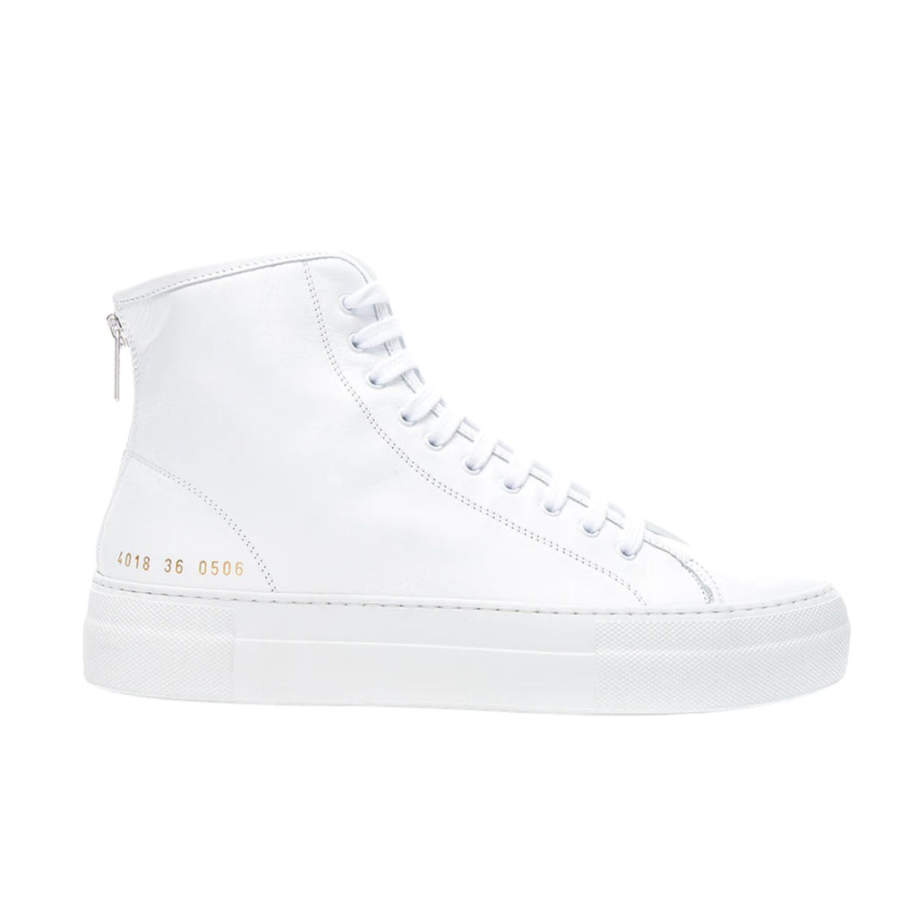 Common Projects Tournament High Super In Leather Womens Style : 4018
