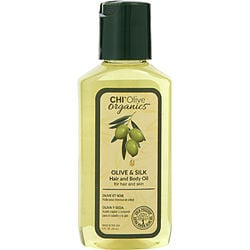 OLIVE ORGANICS OLIVE & SILK HAIR & BODY OIL