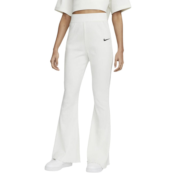 Nike Sportswear Women's High-waisted Ribbed Jersey Flared Pants Womens Style : Dv7868