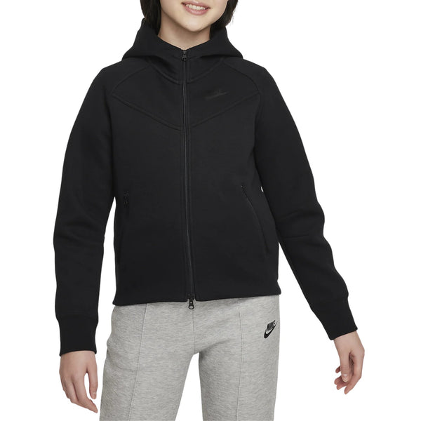 Nike Sportswear Tech Fleece Older Kids' (Girls') Full-zip Hoodie Big Kids Style : Fd2979
