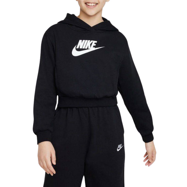 Nike Sportswear Club Fleece Older Kids' (Girls') Crop Hoodie Big Kids Style : Fd2925