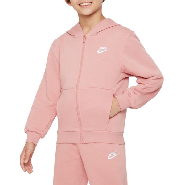 Nike Parka Kids Club Fleece French Terry Full Hoodie Mens Style : Fd3017