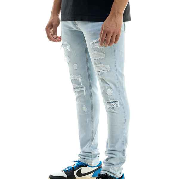Kdnk Distressed Jeans Mens Style : Knd4562