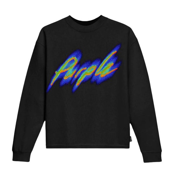 Purple-brand Textured Jersey Long Sleeve Tee Mens Style : P204-jbb123