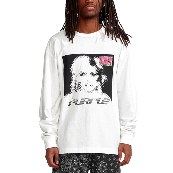 Purple-brand Textured Jersey Long Sleeve Tee Mens Style : P204-jbwt123