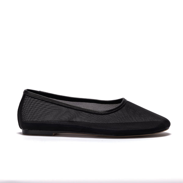 Soho Collective Callie Mesh Ballerina Flats Womens Style : Sc116