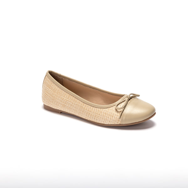 Soho Collective Eve Straw Ballerina Flats Womens Style : Sc104