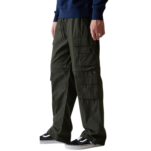 Pacsun Canvas Green Baggy Zip Off Cargo Pants Mens Style : Pac-030