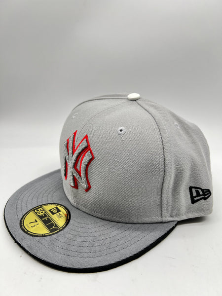 New Era 59fifty New York Yankees Storm Grey Fitted Hat Unisex Style : Hhh-12337235