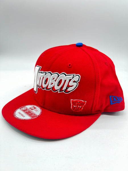 New Era 9fifty Autobots Logo Red Snapback Unisex Style : Hhh-71320877