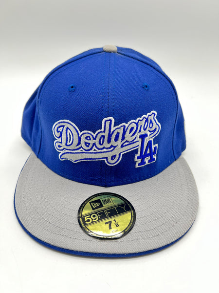 New Era 59fifty Los Angeles Dodgers Logo Royal Blue Fitted Hat Unisex Style : Hhh-71320846