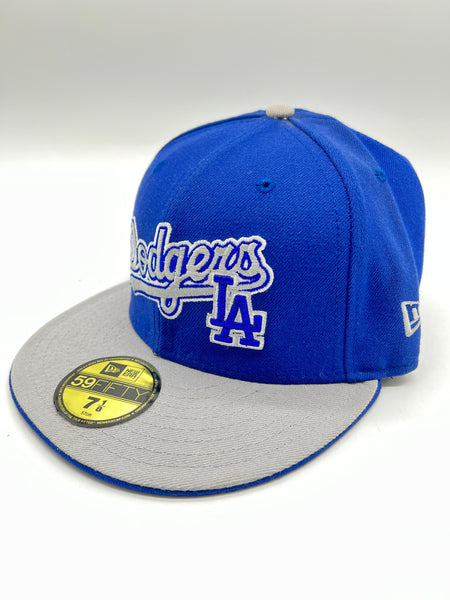 New Era 59fifty Los Angeles Dodgers Logo Royal Blue Fitted Hat Unisex Style : Hhh-71320846