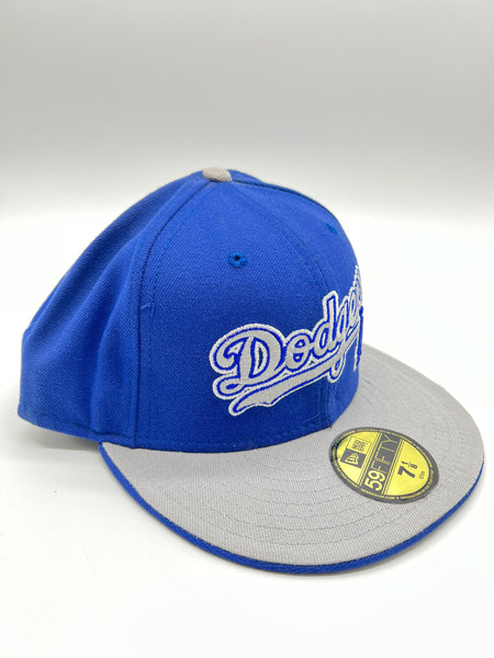 New Era 59fifty Los Angeles Dodgers Logo Royal Blue Fitted Hat Unisex Style : Hhh-71320846