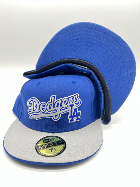 New Era 59fifty Los Angeles Dodgers Logo Royal Blue Fitted Hat Unisex Style : Hhh-71320846