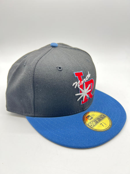 New Era 59fifty Arkansas Travelers North Logo Black Fitted Hat Unisex Style : Hhh-14847473