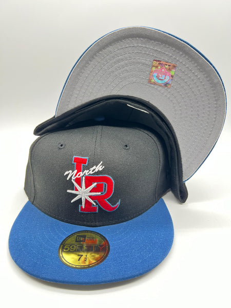 New Era 59fifty Arkansas Travelers North Logo Black Fitted Hat Unisex Style : Hhh-14847473