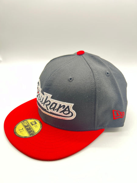 New Era 59fifty Idaho Falls Chukars Black Fitted Hat Unisex Style : Hhh-55698122