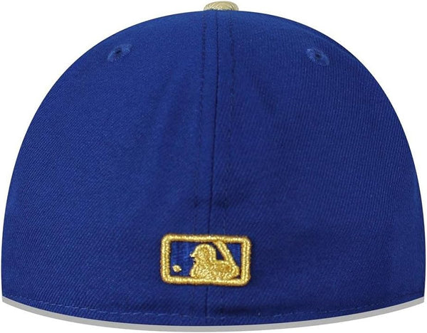 New Era 59fifty Kansas City Royals Royal Blue/gold Fitted Hat Unisex Style : Hhh-71320747