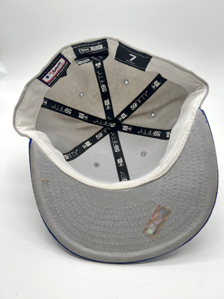 New Era 59fifty Kansas City Royals Gray/royal Blue Fitted Hat Unisex Style : Hhh-71320723