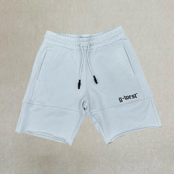 G WEST MENS SHORTS - GREY VIOLET