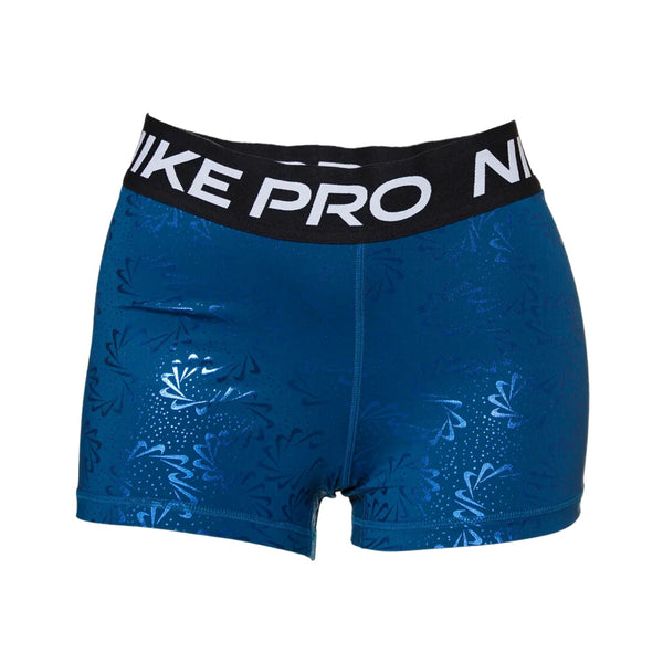 Nike Pro Womens Dri-fit Mid Rise 3 Inch Printed Shorts Womens Style : Dq6232