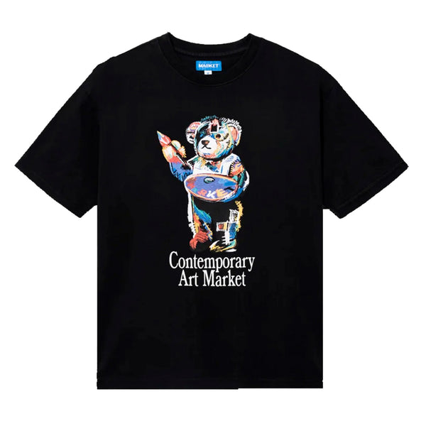 Market Art Bear T-shirt Mens Style : 399001801