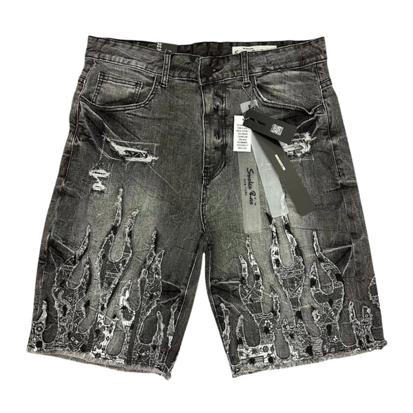 Smoke Rise Fashion Denim Short Mens Style : Js25246