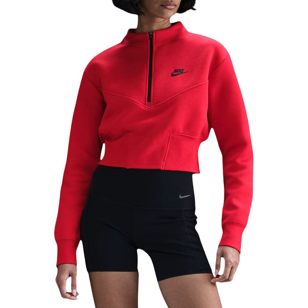 Nike Sportswear Tech Fleece Cropped 1/2-zip Top Womens Style : Hj1031