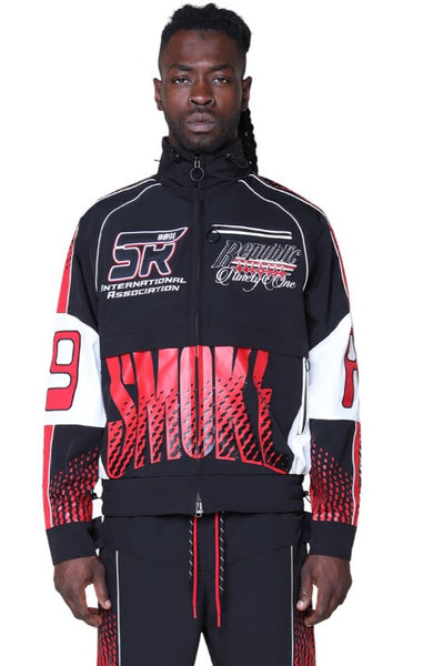 Smoke Rise Republic Windbreaker Jacket Mens Style : Ww25689