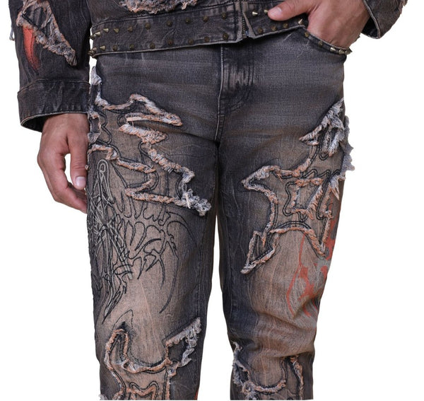 Smoke Rise Ascended Jeans Mens Style : Jp25647