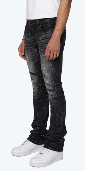 Smoke Rise All Rhinestone Jeans Mens Style : Jp25536