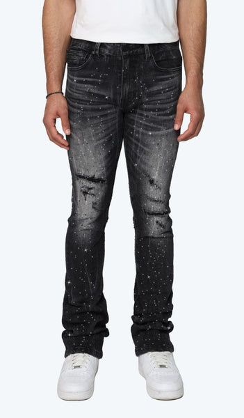 Smoke Rise All Rhinestone Jeans Mens Style : Jp25536
